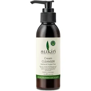 Krēma sejas tīrīšanas želeja Sukin Cream Cleanser 125 ml — maiga ikdienas attīrīšana