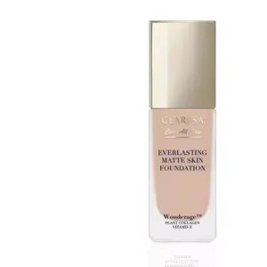 Liquid foundation No name CLARESA_Care All Day Everlasting Matte Skin 32 ml — shade 06 Natural Tan, smoothing and mattifying