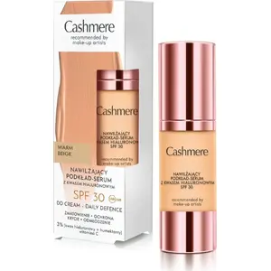 Увлажняющий тональный флюид-сыворотка DAX CASHMERE DD SPF 30 03 Warm Beige с гиалуроновой кислотой