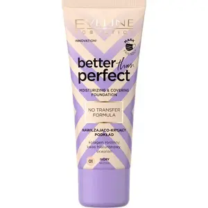 Sausais tonālais krēms EVELINE KOLOROWKA Better Than Perfect, tonis 01 Ivory, 30 ml