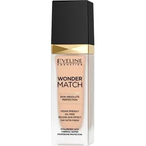 Жидкий тональный крем Eveline Wonder Match 16 Light Beige — оттенок 16 Light Beige, тональная основа для лица