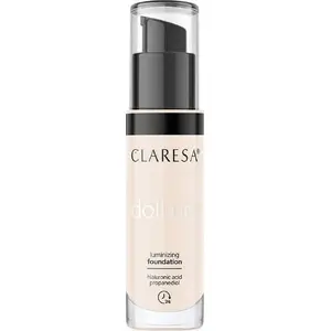 Liquid illuminating foundation Claresa Doll Up! 02 Light – 34 g, light shade