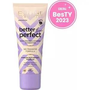 Šķidrais tonālais krēms EVELINE KOLOROWKA Better Than Perfect 30 ml — tonis 02 Light Vanilla, mitrinošs, vidēja seguma