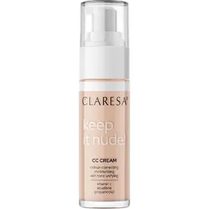 Foundation cream Claresa Keep It Nude! shade 104 Nude 33 g moisturizing color-evening