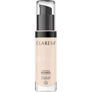 Foundation Claresa Doll Up! by Claresa, shade 03 Light-Medium, illuminating liquid foundation, 34 g