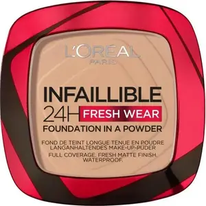 Пудровый тональный крем L’Oreal Paris Infaillible 24H Fresh Wear 120 Vanilla 9 г