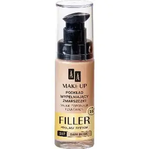 Тональный крем AA Make Up заполняющий морщины оттенок 107 Dark Beige 30 мл