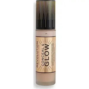 Жидкий тональный крем Makeup Revolution Conceal & Glow 23 мл — оттенок F1