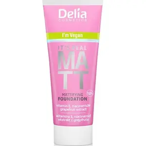 Жидкий тональный крем Delia It's Real Matt питательно-увлажняющий оттенок 104 Sand 30 мл