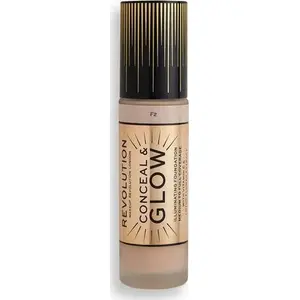 Жидкий тональный крем Makeup Revolution Conceal & Glow 23 мл оттенок F2