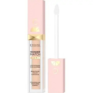 Skaistumkopšanas šķidrais izgaismojošais korektors Eveline Wonder Match Lumi 15, 6,8 ml