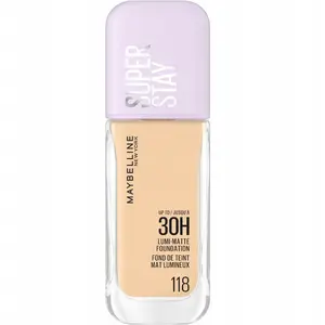 Foundation Maybelline Super Stay Lumi Matte 118, liquid face foundation, 35 ml