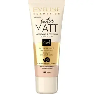 Лак для ногтей Eveline Satin Matt 4в1 101 Ivory 30 мл