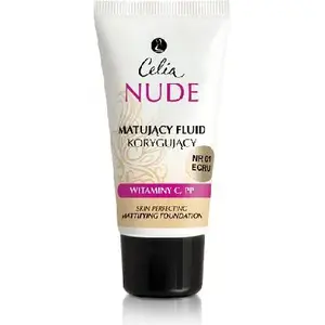 Liquid Foundation Celia Nude Make-Up 01 Ecru 30 ml — mattifying, corrective