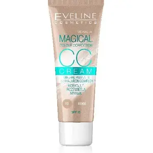 СС-крем Eveline Fluid Magical №53 Бежевый 30 мл – коррекционный тональный крем