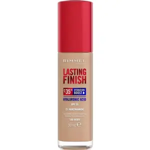 Тональный крем Rimmel Lasting Finish 35H SPF20 100 Ivory 30 мл — длительное увлажнение и покрытие