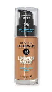 Šķidrā tonālā krēma Revlon ColorStay Longwear priekš normālas/sausas ādas SPF 20 — 320 True Beige, 30 ml, dozators