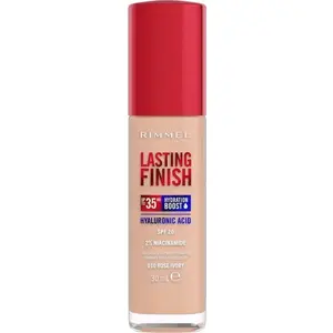 Тональный крем Rimmel Lasting Finish 35H SPF20 010 Rose Ivory 30 мл — увлажняющий стойкий тон для лица