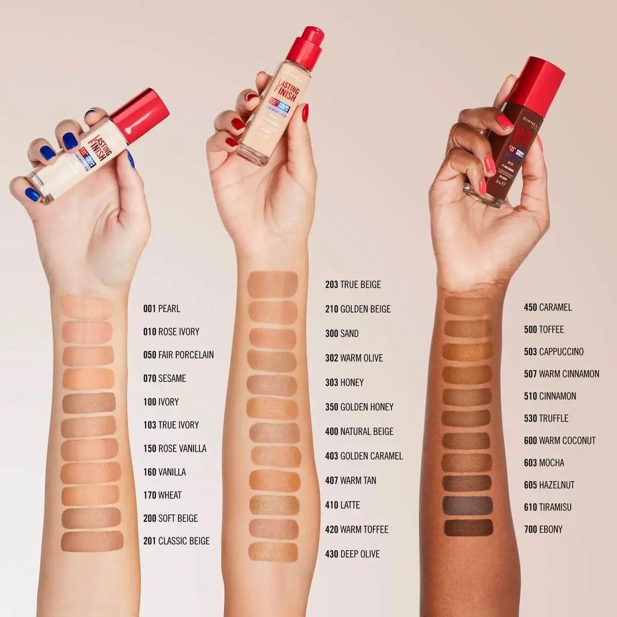 Rimmel Lasting Finish 35 Hour tonis 103 True Ivory Photo 14