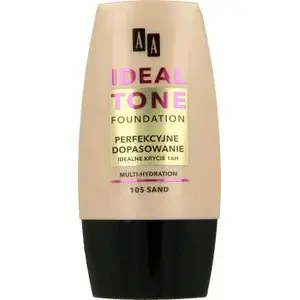 Тональная основа AA Ideal Tone "Perfekcyjne Dopasowanie" оттенок 105 Sand 30 мл