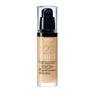 Šķidrais tonālais krēms bourjois paris 123 Perfect Foundation 16 Hour — tonis 52 Vanille, 30 ml