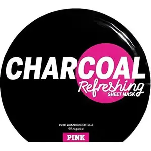 Sejas auduma maska Pink — Pink Charcoal Refreshing auduma maska, 1 gab., vienreizējā