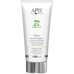Очищающая маска для лица APIS Acne-Stop с черной грязью Мертвого моря и зеленым чаем, 200 мл