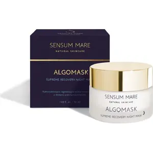 Nakts hidro-stabilizējoša atjaunojoša maska Sensum Mare Algomask 50 ml — universāla