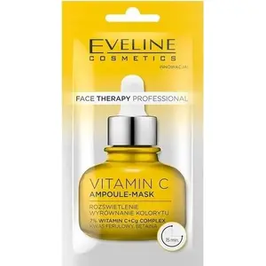 Face therapy ampoule mask Eveline Vitamin C 8 ml — Eveline professional facial ampoule