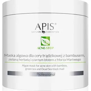 APIS Acne-Stop Algae Mask 200 g — algal mask with bamboo and green tea for acne-prone skin