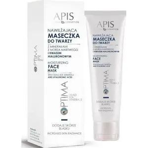Увлажняющая маска для лица APIS Optima с минералами Мёртвого моря и гиалуроновой кислотой 100 мл