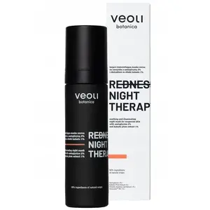 Mediheal VEOLI BOTANICA Redness Night Therapy — успокаивающая и осветляющая ночная маска для кожи с куперозом, 50 мл
