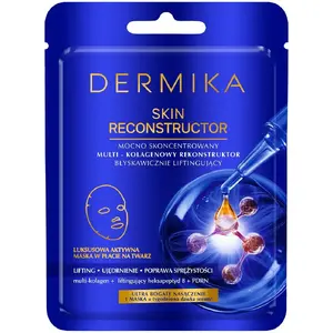 Dermika Skin Reconstructor multi-collagen concentrated reconstructing sheet mask for face, 1 pc