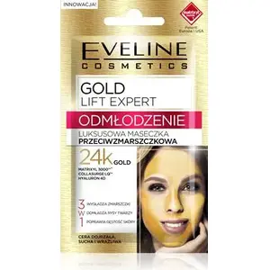 Anti-Wrinkle Luxury Rejuvenating Mask Eveline Gold Lift Expert sachet 2x5ml