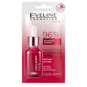 Sejas plēves maska SNP Collagen Mask 8 ml — vienreizējā kolagēna maska