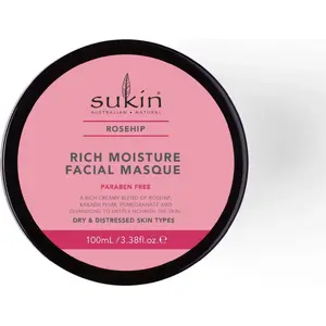 Sejas maska Sukin Rosehip mitrinošā, 100 ml