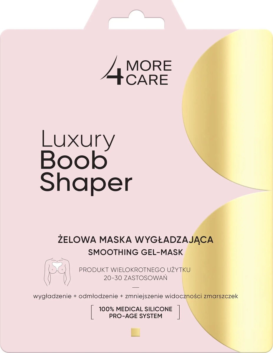 Želejas gludinoša krūšu maska MORE4CARE Luxury