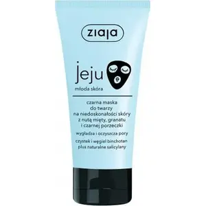 Face mask Ziaja Jeju Black — charcoal cleansing sheet mask