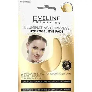 Eye Hydrogel Patches Eveline — hydrogel under-eye pads for skin hydration and de-puffing