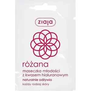 Face mask Ziaja Różany (rose) youth sachet 7 ml, single-use facial treatment