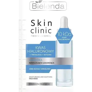 Bielenda Skin Clinic Professional hyaluronic acid moisturizing-soothing mask 8 g sachet