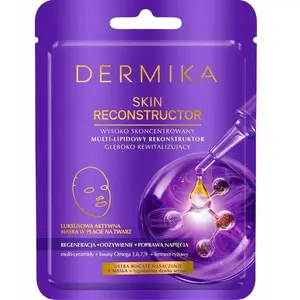 Тканевая маска для лица Mediheal DERMIKA Skin Reconstructor — концентрированная мульти-липидная восстанавливающая маска, 1 шт.