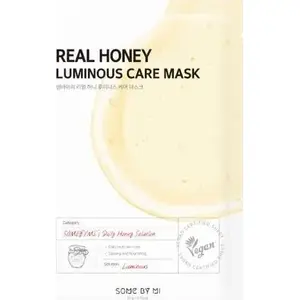 Sejas lapa maska Some by Mi Real Honey Luminous Care Mask 20 g – barojoša medus maska