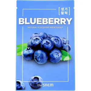 Тканевая маска theSaem The SAEM Blueberry 21 мл — маска для лица с экстрактом черники