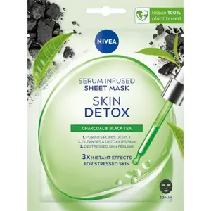 Sheet Mask Nivea NIVEA SKIN DETOX with Detoxifying Serum