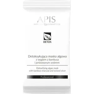 Маска — APIS детокс-альгинатная маска с бамбуковым углем и ионизированным серебром, 20 г