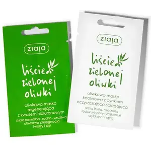 Regenerating Face Mask Ziaja Liście Oliwki 7 ml travel sachet