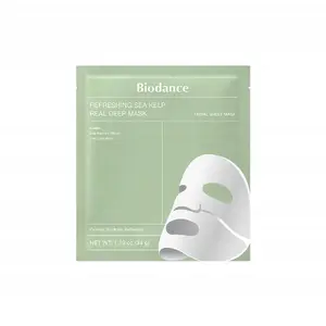 Гидрогелевая маска для лица Mediheal BIODANCE Refreshing Sea Kelp Real Deep Mask 34 г × 4 шт
