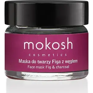 Face mask Mokosh Figa with charcoal 15 ml — smoothing and purifying facial mask