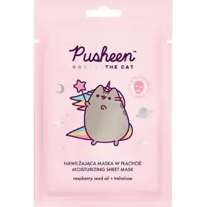 Šķiedras sejas maska Pusheen Moisturizing 17 g — mitrinoša maska